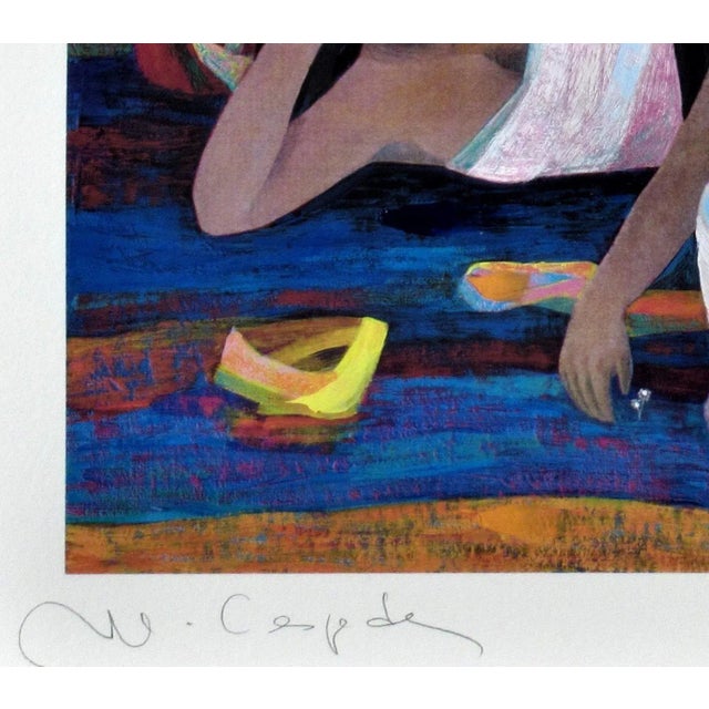 Late 20th Century Mario Cespedes, Untitled, Two Women, Circa 1990 For Sale - Image 5 of 9
