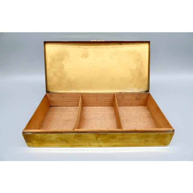 Mid 20th Century English Brass Box For Sale - Image 4 of 10