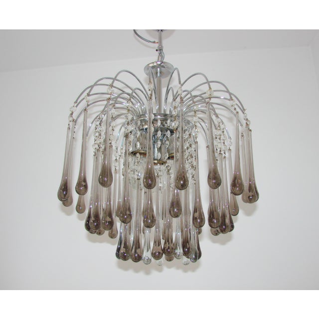 Vintage Murano Chandelier by Paolo Venini, Italy, 1970s For Sale - Image 10 of 12