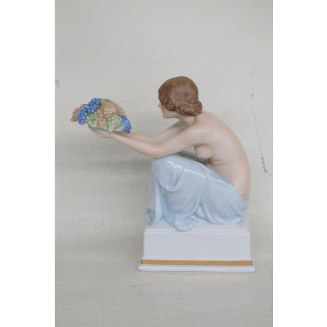 This Figurine is made of porcelain. This Figurine was made in Germany by Rosenthal Bavarian, it is stamped, marked H 477....