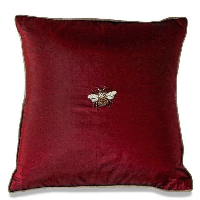 2020s Jean Francois Lesage Custom Embroidered Pillow For Sale - Image 5 of 8
