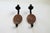 Vintage Pair of Copper and Metal Candle Wall Sconces For Sale - Image 4 of 10