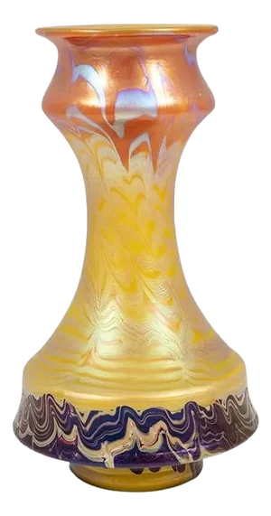Art Nouveau Bohemian Glass Vase PG 358 from Johann Loetz Witwe, 1900s