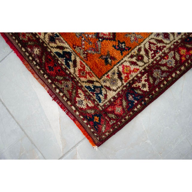 Hand-Knotted Turkish Runner Rug Extra Long Hallway Decor Stair Runner - 2′9″ × 17′7″ For Sale - Image 15 of 17