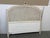 White Full Size French Provincial Carved Cane Headboard, Vintage For Sale - Image 8 of 12