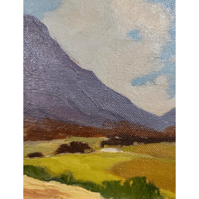 George Spangenberg- Old Woman Mountains in the Mojave Desert-Oil Painting For Sale - Image 4 of 7
