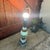 Stone Vintage Italian Marble & Alabaster Urn Lamp 13" Elegant Design With Brass Accents For Sale - Image 7 of 18