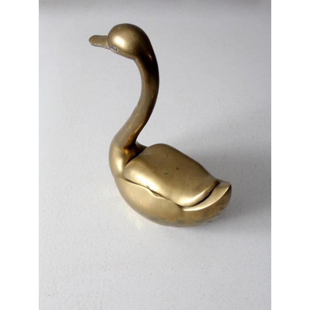 Mid Century Brass Swan Box For Sale - Image 12 of 12