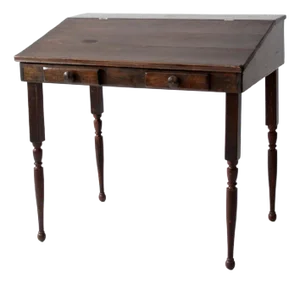 Vintage Slant Top Wood Desk