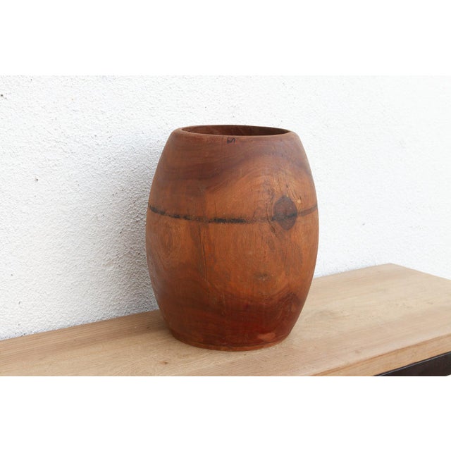 Farmhouse Antique Stenciled Grain Measure Pot For Sale - Image 3 of 6