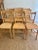 Wood Vintage French Bistro Chairs, 1950s, Set of 9 For Sale - Image 7 of 8