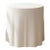 Mid 20th Century Postmodern Draped Fabric Side Table in White For Sale