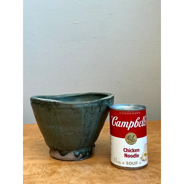 Vintage Abstract Design Pottery Bowl For Sale - Image 11 of 12