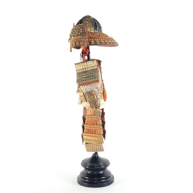 Late 19th Century Meiji Period Partial Miniature Samurai Armor and Weapons Set, Late 19th Century For Sale - Image 5 of 12