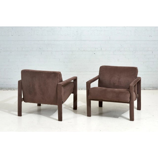 Pair Parsons Lounge Chairs, 1980 For Sale In Chicago - Image 6 of 11