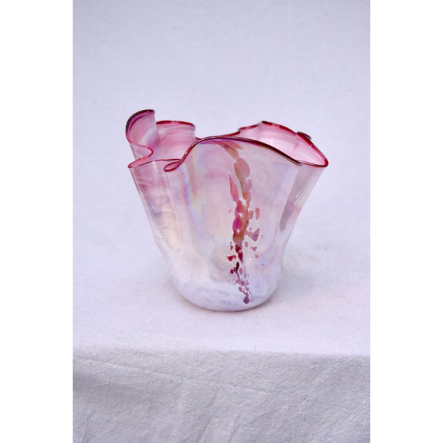 Studio Art Glass Handkerchief Vase Chairish