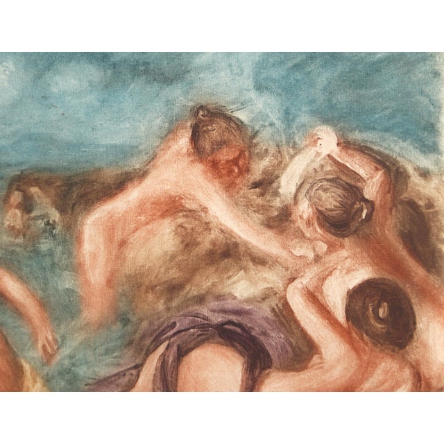 Pierre-Auguste Renoir After Pierre-Auguste Renoir, "Le Repos Après Le Bain", Color Etching For Sale - Image 4 of 5