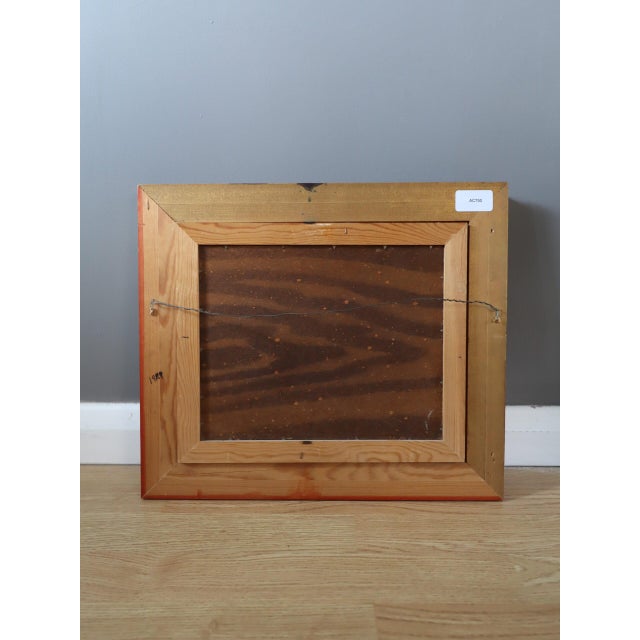 1978 Modernist 'Pear Arrangement' Vintage Still Life Tempera Painting by Swedish Artist Eric Cederberg (1897-1984), Framed For Sale - Image 11 of 11