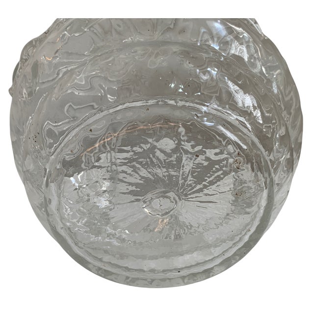 Late 19th Century Late 19th-Century Hand-Blown Applied Glass Bride’s Bank Crown Flower Frog For Sale - Image 5 of 6