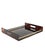 Metal Hollywood Regency Brass and Acrylic Glass Tray, Italy, 1970s For Sale - Image 7 of 14