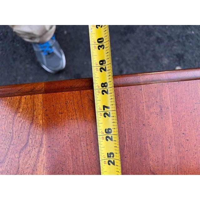 Pair of Federal Style Solid Cherry Drop Leaf Side Tables For Sale - Image 10 of 10