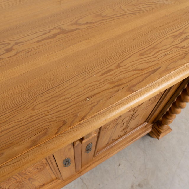 Brown 19th Century Pine Sideboard From Denmark For Sale - Image 8 of 18