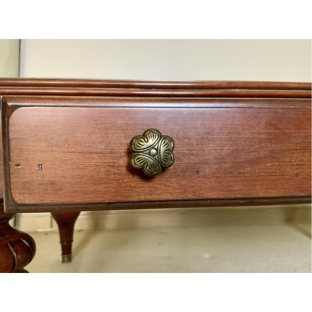 Vintage Rectangular Mahogany Chippendale Style Coffee Table For Sale - Image 12 of 18