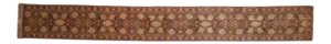 1980s Super Fine Floral Runner, 2'6" X 22'