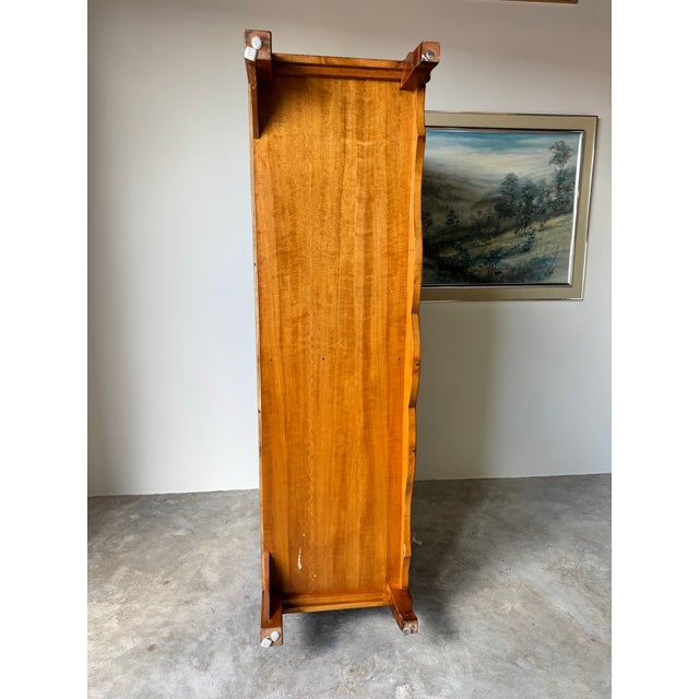 Vintage Italian Solid Cherry Wood Seven Drawers Dresser For Sale - Image 12 of 12