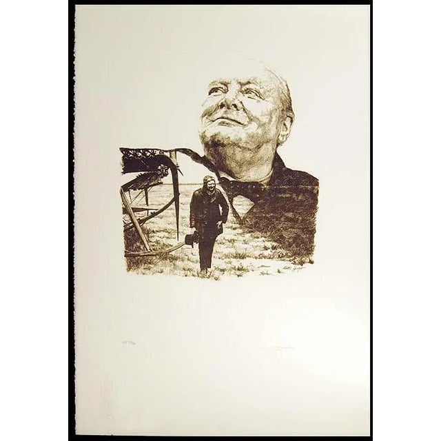 1980s Sarah Churchill "I Can Manage.." Signed Embossed Lithograph For Sale In Denver - Image 6 of 6