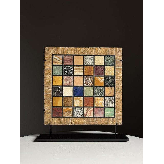 Grand Tour Marble Specimen Tablet, 1800s For Sale - Image 9 of 18
