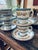 Crown Staffordshire Vintage Crown Staffordshire Lyric Tunis Blue Fine Bone China – 6 Small Teacups & Saucers – 12 Piece Set – England For Sale - Image 4 of 12