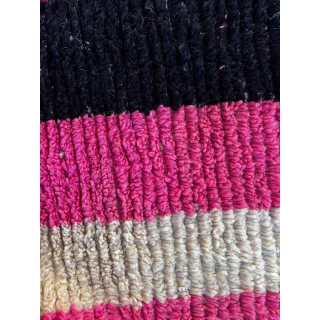 Moroccan Pink Runner Rug , Living Room Runner Rug For Sale - Image 6 of 8