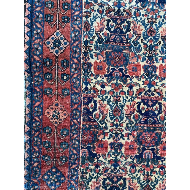 Vintage Floral Fine Abadeh Rug, 1920s For Sale - Image 9 of 18