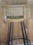 4 1960s Wicker/Bamboo/Wrought Iron Swivel Stools For Sale - Image 12 of 15
