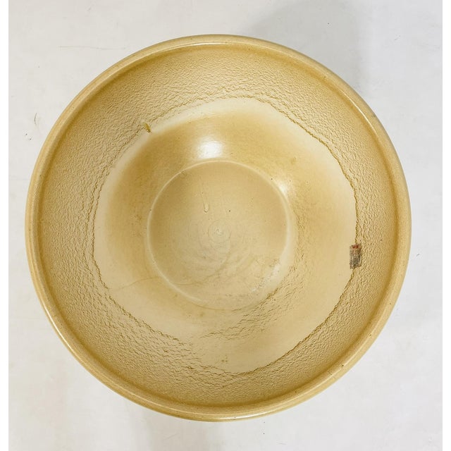 Ceramic 1980s Large Gainey Ceramics California Architectural Stoneware Planter Bowl For Sale - Image 7 of 17