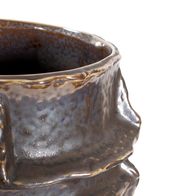 Fossil Ridge Vase Large For Sale In Chicago - Image 6 of 11