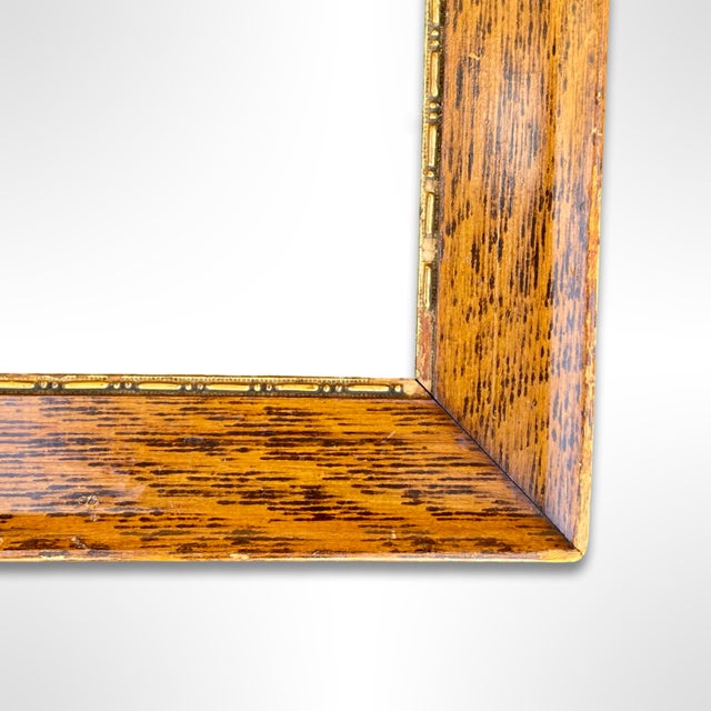 1940 Wood Frame Vintage Poster カサブランカ American Modernist Paint Decorated Wood Picture Frame circa