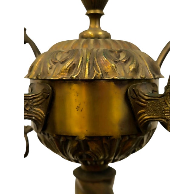 Vintage Brass Coat Hanger, 1920 For Sale - Image 6 of 9