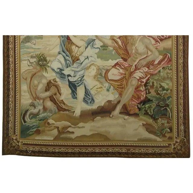 19th Century Vintage Woven Figural Tapestry For Sale - Image 5 of 8