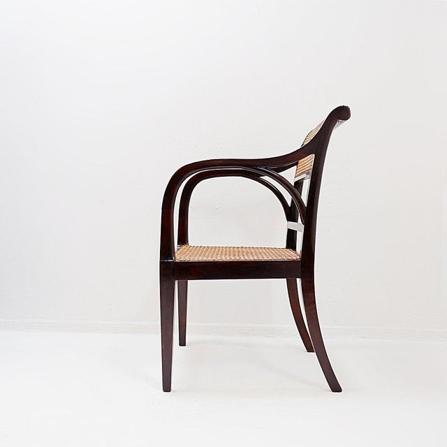 Mid-Century Modern Bentwood Chairs with Cane Seats and Backs, 1950s For Sale - Image 9 of 15