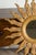 Gold French Giltwood Sunburst Mirror with Wavy Sunrays from the Mid-20th Century For Sale - Image 8 of 11
