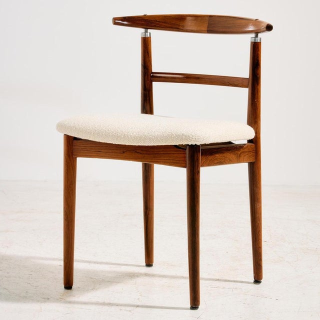 Rosewood Model 465 Dining Chairs by Helge Sibast and Børge Rammerskov for Sibast, 1960s, Set of 6 For Sale - Image 18 of 18
