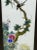 Chinoiserie Hand Painted Famille Rose Porcelain Panel 49.25" H For Sale - Image 4 of 13