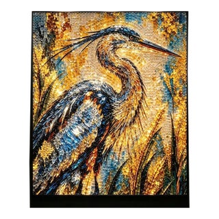 Very Rare Mosaic Textured Art. For Sale