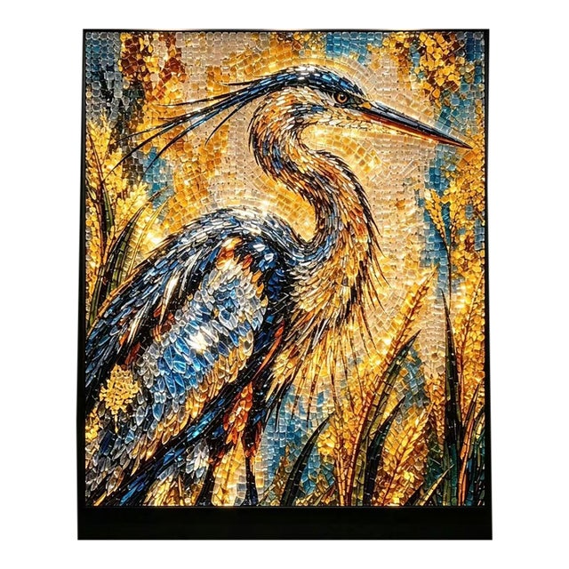 Very Rare Mosaic Textured Art. For Sale