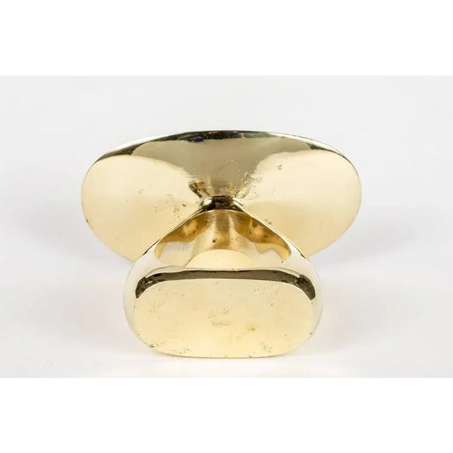 Carl Auböck #3470 Polished Brass Candleholder- A Pair For Sale - Image 9 of 11