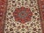 Textile Vintage Persian Isfahan Rug, Handwoven Floral Pattern, Ivory & Red, 7’ X 11’ For Sale - Image 7 of 12