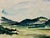 Rustic Henry Emil Salloch Original Watercolor on Paper Valley Grande, Nm. 1956. For Sale - Image 3 of 7