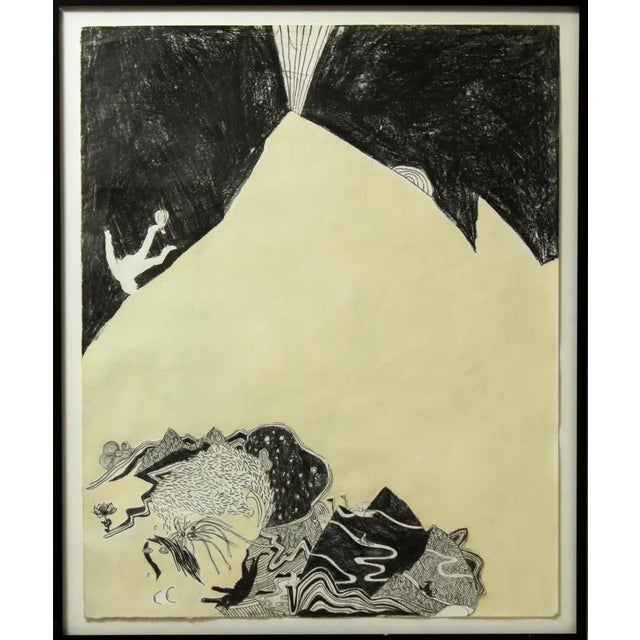 Ryan Wallace Contemporary Abstract Mixed Media Collage For Sale - Image 4 of 4